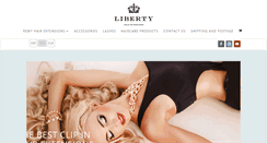 Desktop Screenshot of libertyhairextensions.com